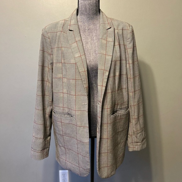 A New Day Women’s Plaid Blazer Size XL - Picture 2 of 7